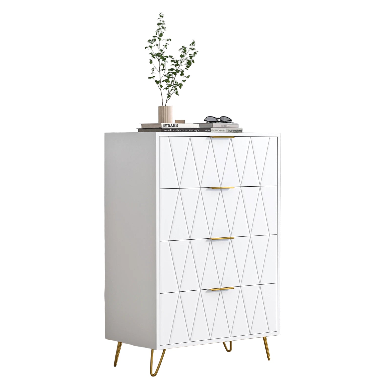 Schubladenschrank – Kommode mit 4 oder 6 Schubladen für Wohnzimmer, Schlafzimmer & Flur