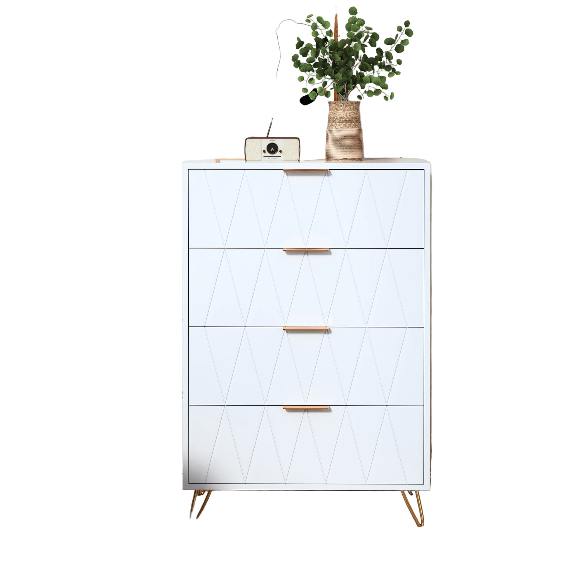 Schubladenschrank – Kommode mit 4 oder 6 Schubladen für Wohnzimmer, Schlafzimmer & Flur