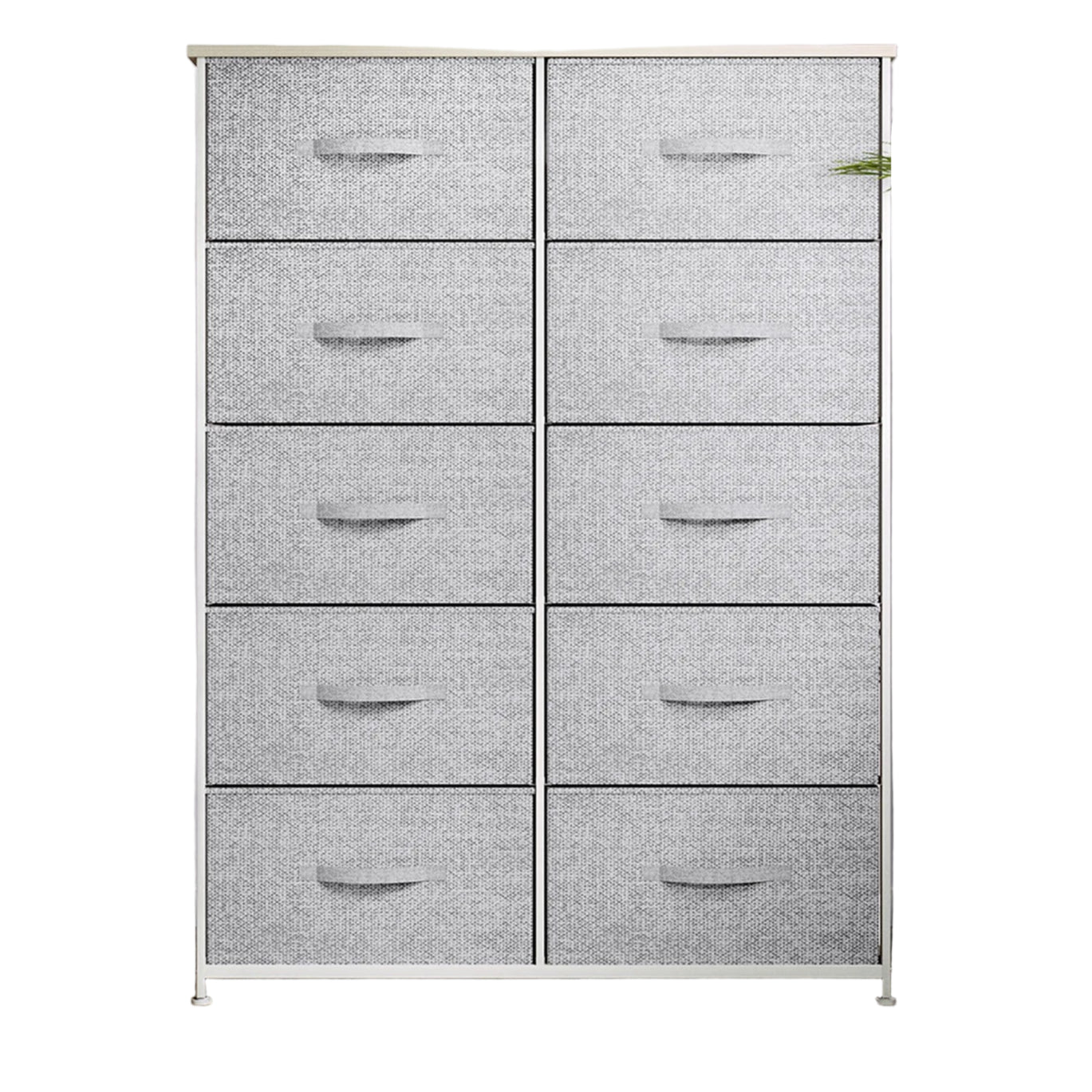 Aufbewahrungskommode mit 10 Schubladen – Stahlrahmen & Stoffschubladen für Schlafzimmer, Kinderzimmer & Flur